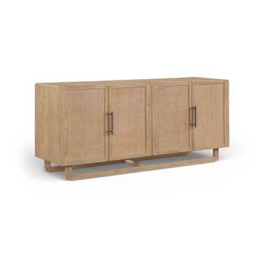 Sova Solid Wood and Oak Veneer Sideboard In Natural