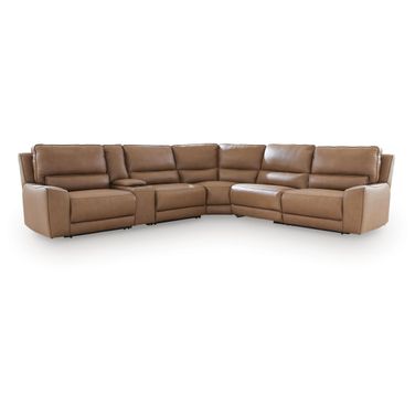 Spear Hill 6-Piece Power Reclining Sectional In Caramel