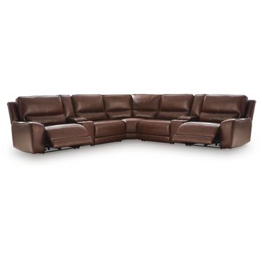 Spear Hill 7-Piece Reclining Sectional with Storage Consoles In Canyon