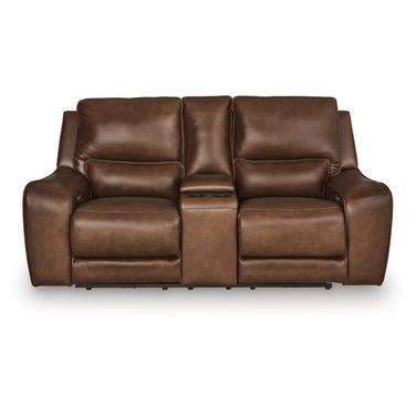 Spear Hill Power Reclining Loveseat with Console In Canyon