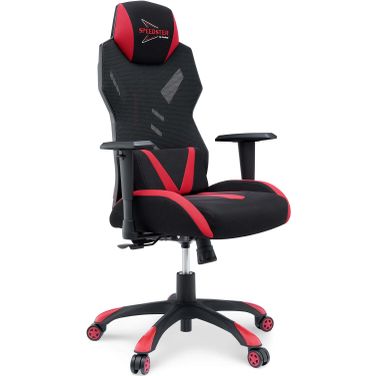 Speedster Black and Red Mesh Gaming Computer Chair