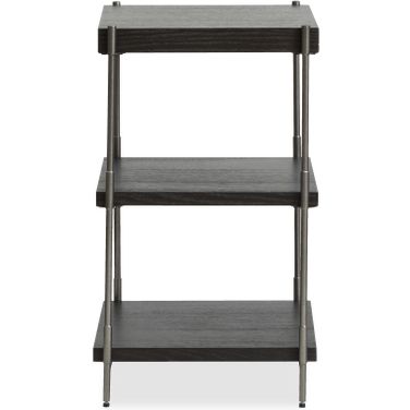 Spencer Rectangular Accent Table In Dark Briarsmoke