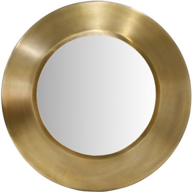 Sphere Iron Mirror In Gold