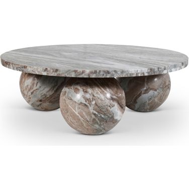 Spherical Coffee Table In Brown