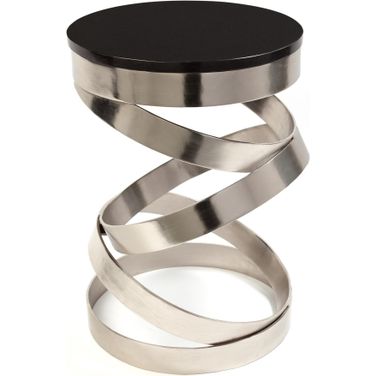 Spiral Table In Nickel