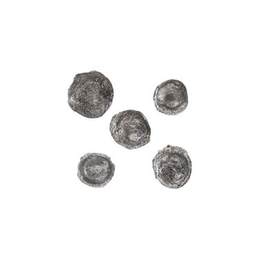 Splash Decorative Wall Bowls Set of 5 In Silver