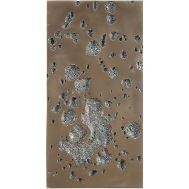Splotch Rectangle Wall Art In Bronze Finish PH102201