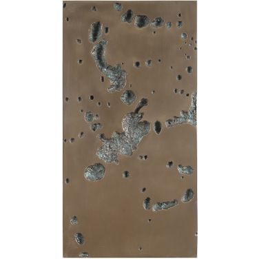 Splotch Rectangle Wall Art In Bronze Finish PH102202