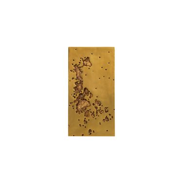 Splotch Rectangular Wall Art In Gold