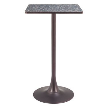 Spot Bar Table In Black and Bronze