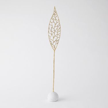 Sprig Large Sculpture In White