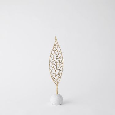 Sprig Small Sculpture In White