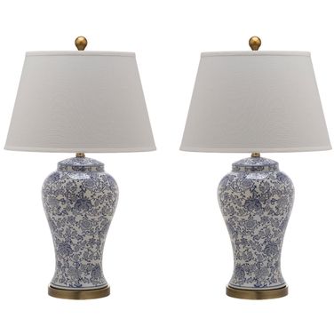 Spring Multicolor Floral 29 Inch Blossom Table Lamp Set of 2 LIT4170B