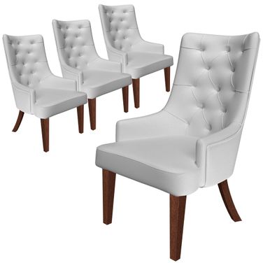 Spruce Modern Wooden Dining Chair In Light Grey