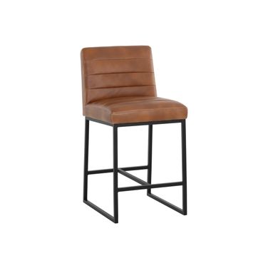 Spyros Counter Stool In Tobacco Tan