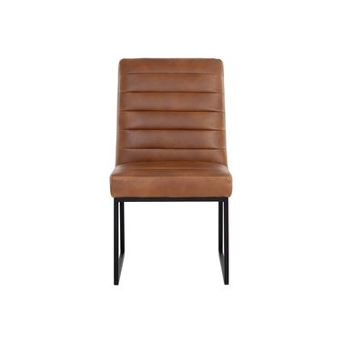Spyros Dining Chair Set of 2 In Tobacco Tan