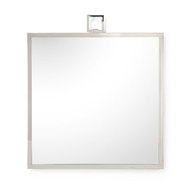 Square Mirror In Silver