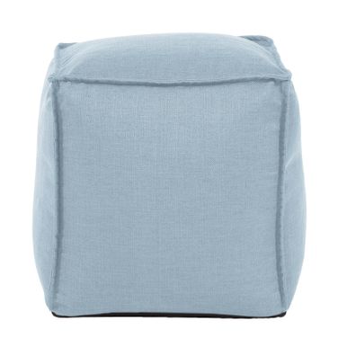 Square Pouf Sterling In Breeze
