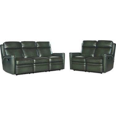 SS Living Room Set In Green