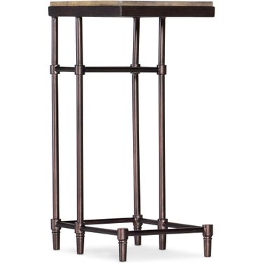Commerce and Market St. Armand Chairside Table In Light Wood