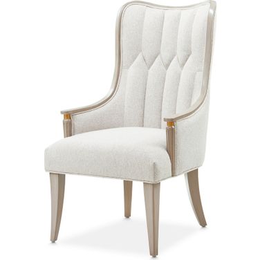 St. Charles Dining Arm Chair Set of 2 In Dove Gray