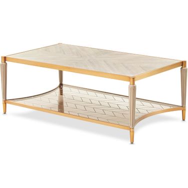 St. Charles Rectangular Cocktail Table In Dove Gray