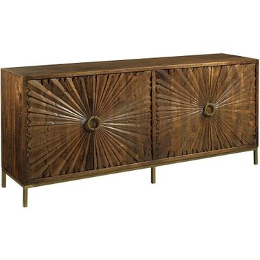 St. Florian 79 Inch Credenza In Charred Ecru