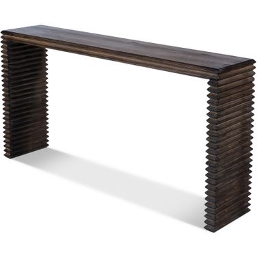 Stacked Black Console Table