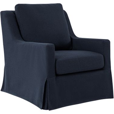 Stan Swivel Chair In Navy