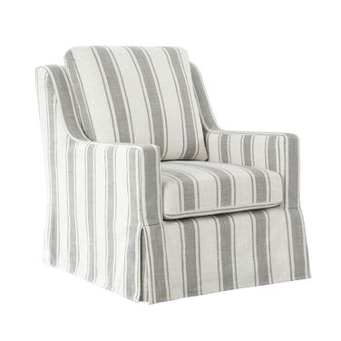Stan Swivel Chair In Strip