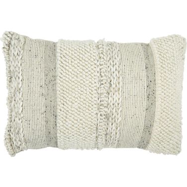 Standon Gray And White Pillow