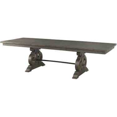 Stanford Smokey Walnut Extendable Rectangular Dining Table
