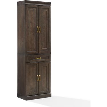 Stanton Kitchen Storage Pantry Cabinet In Coffee
