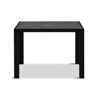 Staple 41 Inch Square Dining Table In Black and Carbon