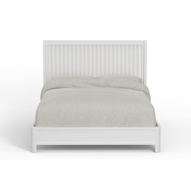 Stapleton Standard King Panel Bed In White