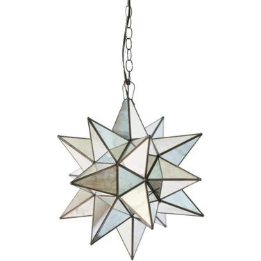 Star Antique Mirror Large Chandelier