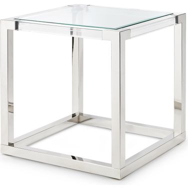 State St. Stainless Steel End Table