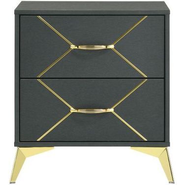 State Street 2 Drawer Nightstand In Midnight Blue