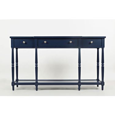 Stately Home 60 Inch Sofa Table In Navy