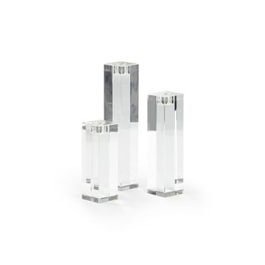 Statue Candlesticks (S3) In Clear