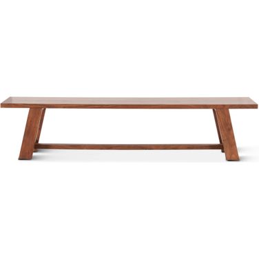 Stavanger 80 Inch Bench In Cinnamon Brown