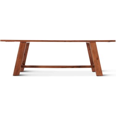 Stavanger 94 Inch Dining Table In Cinnamon Brown
