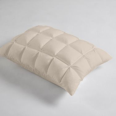 Stay Puffed Overfilled Single Piece King Pillow Protector In Tan