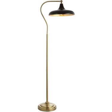 Stefan Brass and Gold Floor Lamp