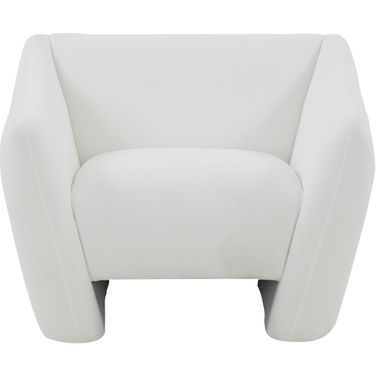 Stefanie Modern Accent Chair In White