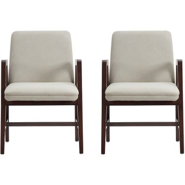 Stella Dining Armchair Set of 2 In Champagne