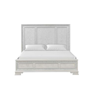 Stella Mia Queen Panel Bed In Creamy White