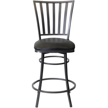 Stellan Swivel Counter Stool In Black