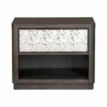 Sterling West 1-Drawer Nightstand with USB A-C In Ash Gray