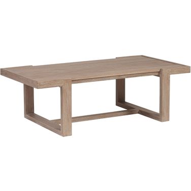 Stillwater Cove Rectangular Cocktail Table In Taupe